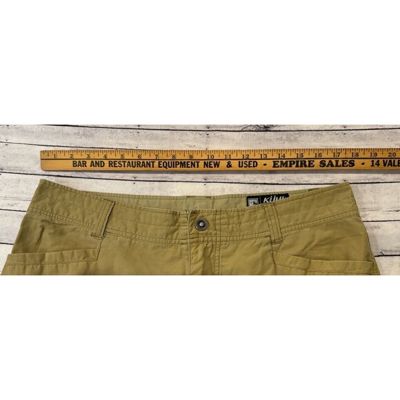 KUHL Mens Cargo Hiking Shorts Sz 36 Brown Khaki Vintage Patina Dye Trail Outdoor - Picture 10 of 16